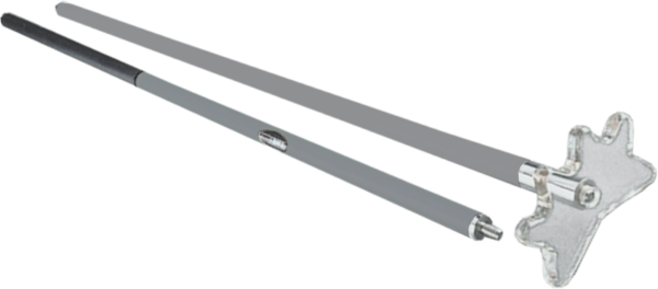 Aluminum 2-Piece Bridge w/ Acrylic Bridgehead Aluminum 2-Piece Bridge w/ Acrylic Bridgehead